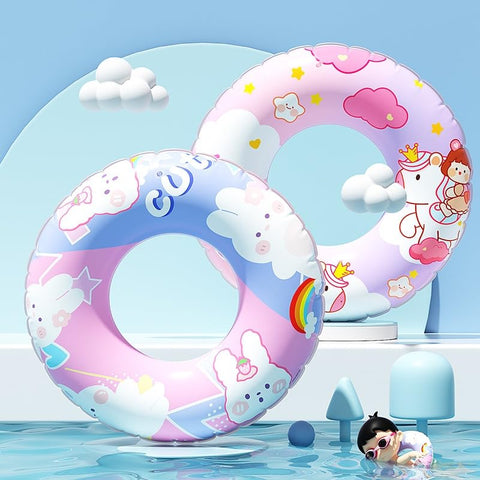 KAIMRED 23" Pool Ring Floats for Toddlers/ Kids 3-6-8 Years