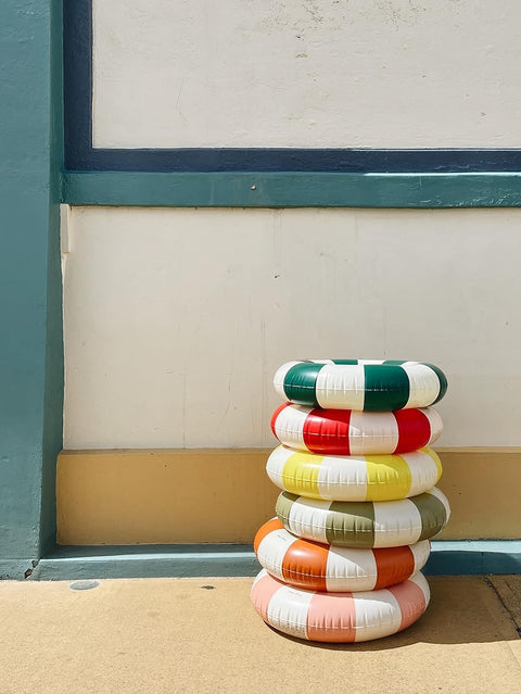 Nostalgic Childhood Classic Pool Float in Vintage Colors