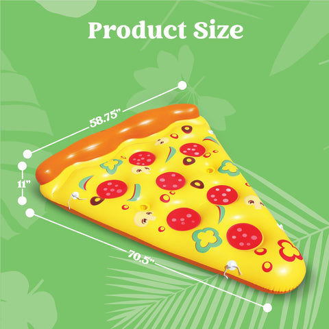 JOYIN Giant Inflatable Pizza Slice Swimming Pool Float