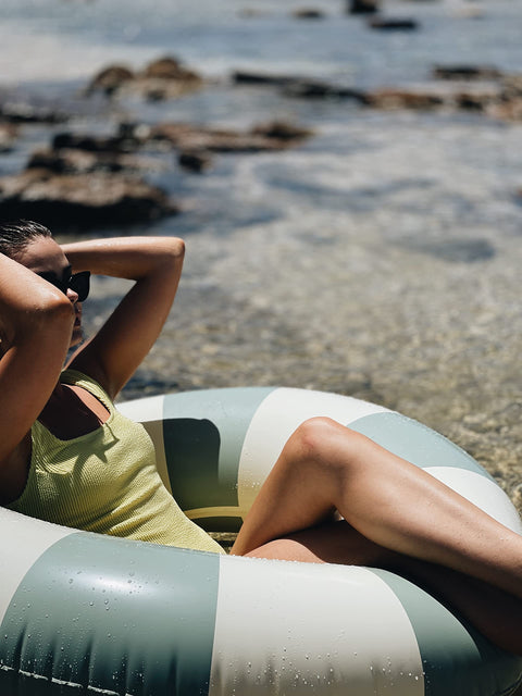 Nostalgic Childhood Classic Pool Float in Vintage Colors