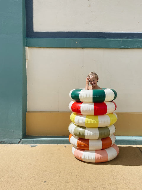 Nostalgic Childhood Classic Pool Float in Vintage Colors