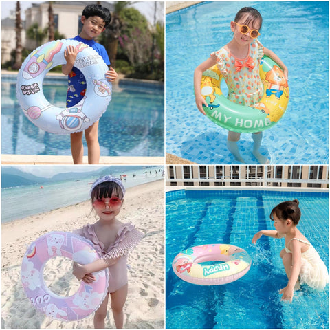 KAIMRED 23" Pool Ring Floats for Toddlers/ Kids 3-6-8 Years