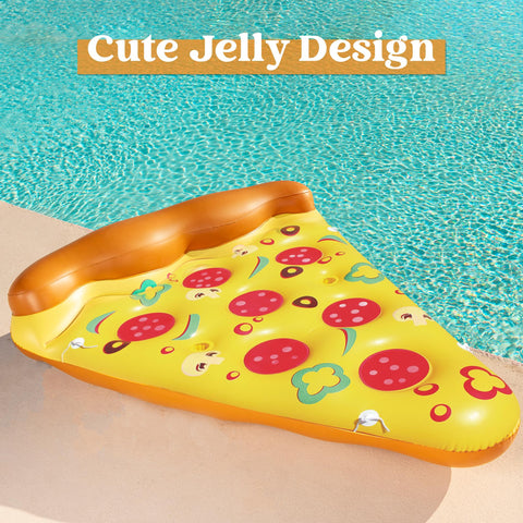 JOYIN Giant Inflatable Pizza Slice Swimming Pool Float