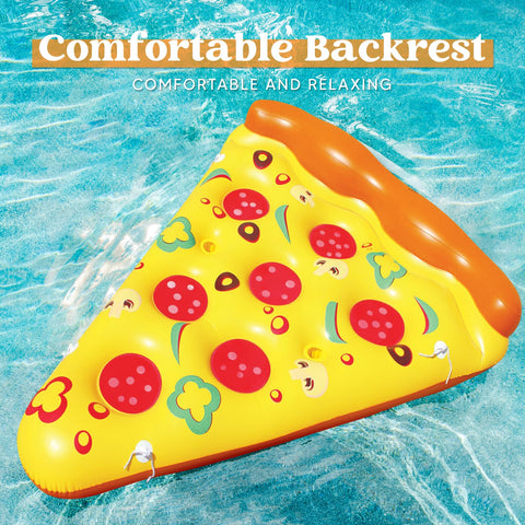 JOYIN Giant Inflatable Pizza Slice Swimming Pool Float