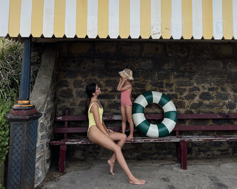 Nostalgic Childhood Classic Pool Float in Vintage Colors