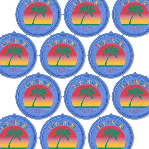 Solar Sun Rings - Palm Tree Design