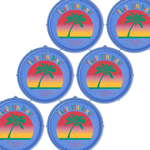 Solar Sun Rings - Palm Tree Design