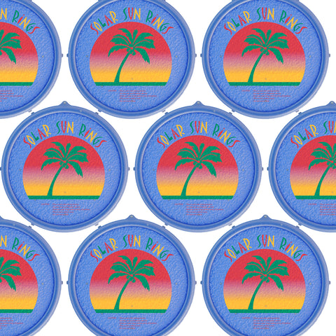 Solar Sun Rings - Palm Tree Design