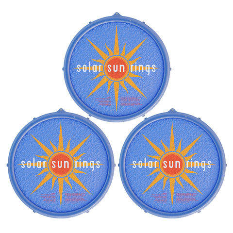 Solar Sun Rings - Sunburst Design