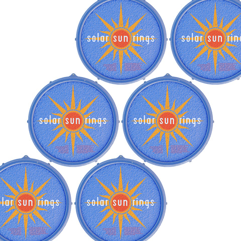 Solar Sun Rings - Sunburst Design