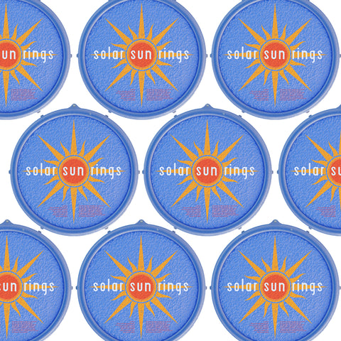 Solar Sun Rings - Sunburst Design